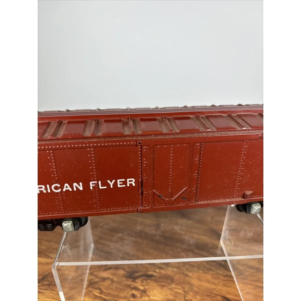 Vintage American Flyer 642 Box Car Red‎ AC Gilbert